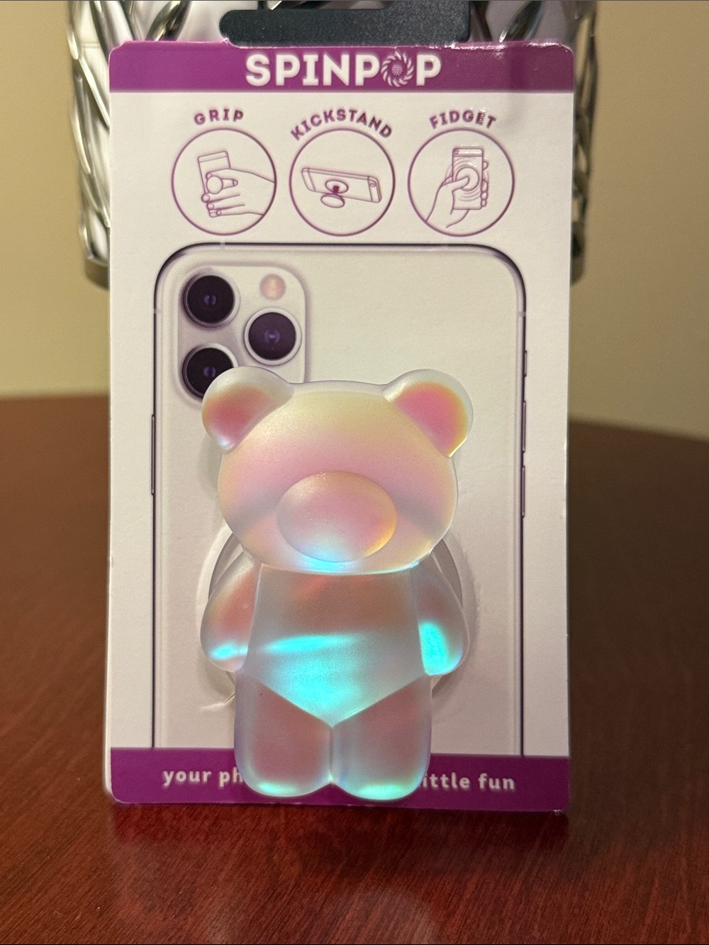 Bear Phone Spin Pop